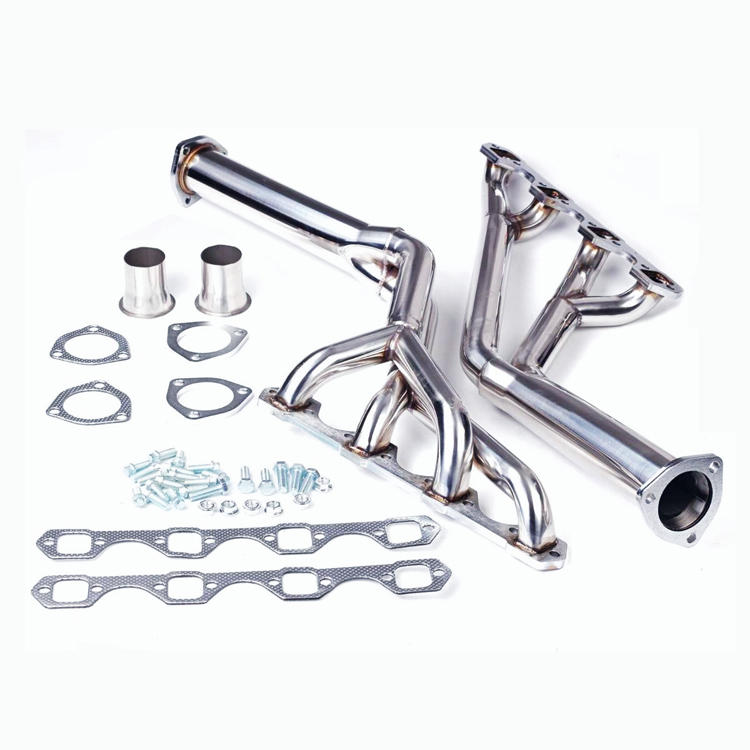 Tri-Y, Full Length, Steel, Ceramic Coated Headers for Ford Mercury, Mustang, Cougar, 260, 289, 302, Pair