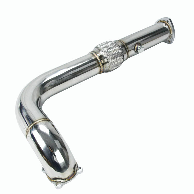 Ford Gt35/Gt35r Stainless Steel 3" Turbo Downpipe Down Pipe Exhaust t3 4-Bolt+Flex