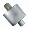 Single Chamber Performance Street Race Muffler 3" inch Center Inlet/Outlet Oval 12"