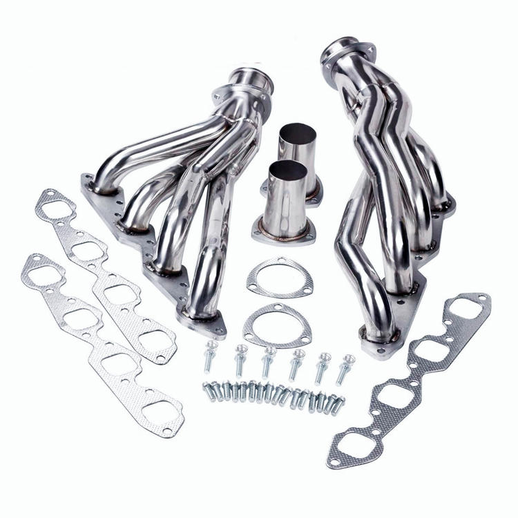 Elite, Shorty, Steel, Thermal Coated Headers for Chevy, Car, 396, 402, 427, 454, Pair