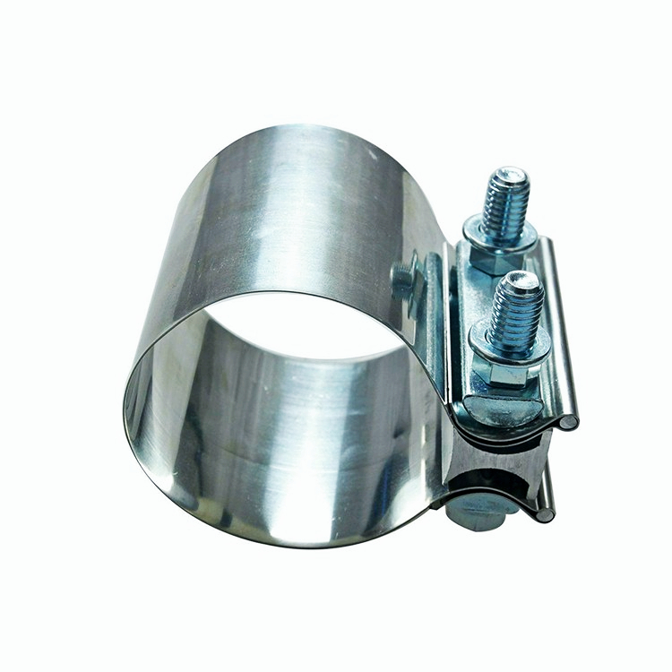  3" Stainless Steel Butt Joint Band Exhaust Clamp Sleeve Coupler T304