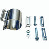 2 1/2" Stainless Steel Flat Band Exhaust Clamp 2.5" ID Sleeve Coupler T304