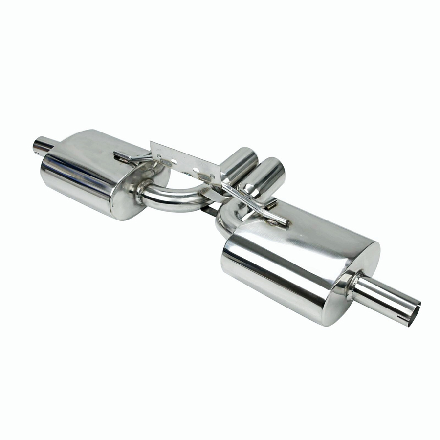 Stainless Steel Auto Exhaust Catback For Porsche 986 Boxster Base&S 2.5L 2.7L & 3.2L