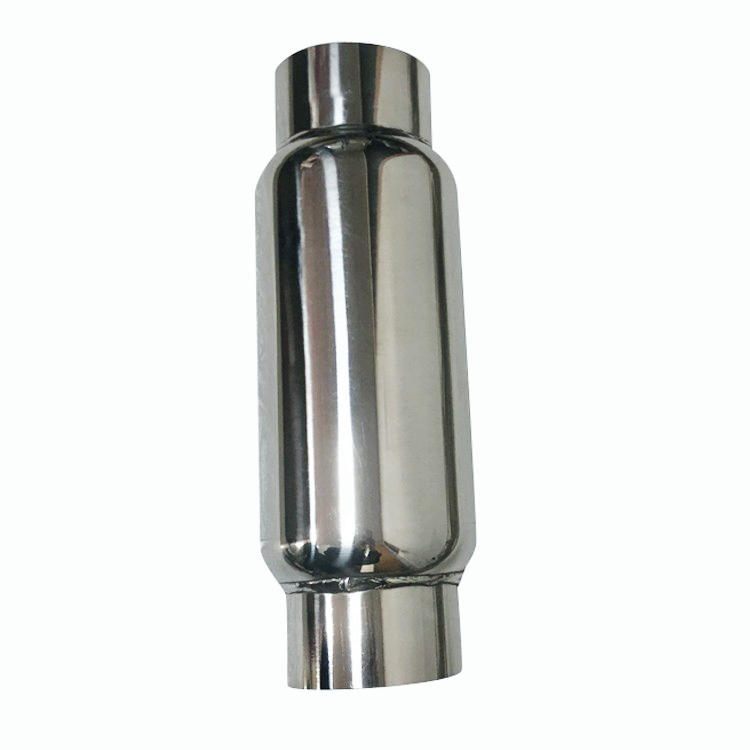 3"Inlet/Outlet Stainless Steel Welded Muffler Exhaust Resonator Straight Through 11.5 inch Overall