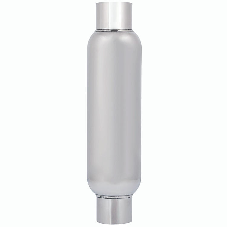 2.5" Performance Resonator, 2.5 inlet 16" Long Universal Muffler, Deep Tone