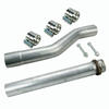 Fits 03-07 Ford Powerstroke F250 F350 Muffler and Cat DELETE Pipe 6.0 KIT+Clamps