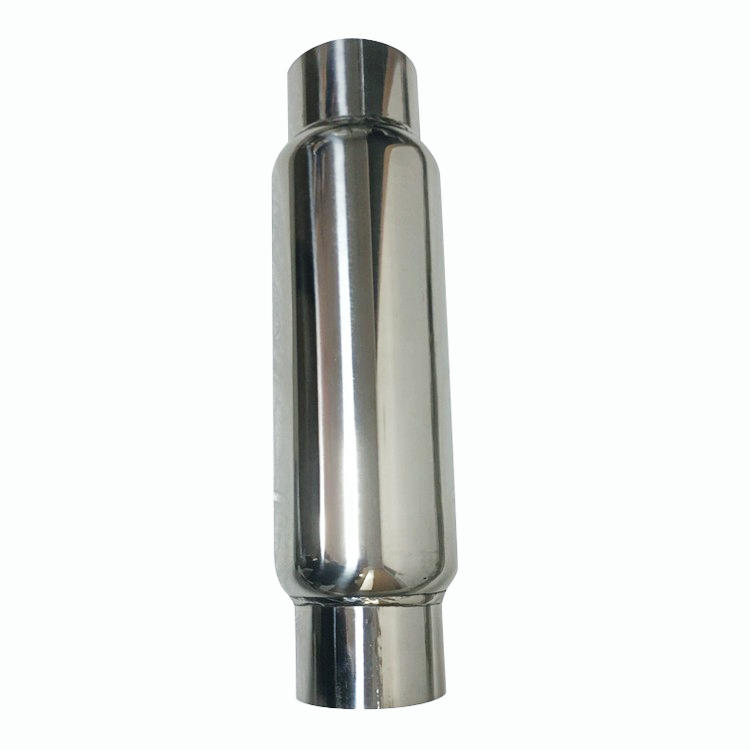 High Performance Muffler Exhaust 3" Inlet/Outlet 14" Long Fiberglass Resonator
