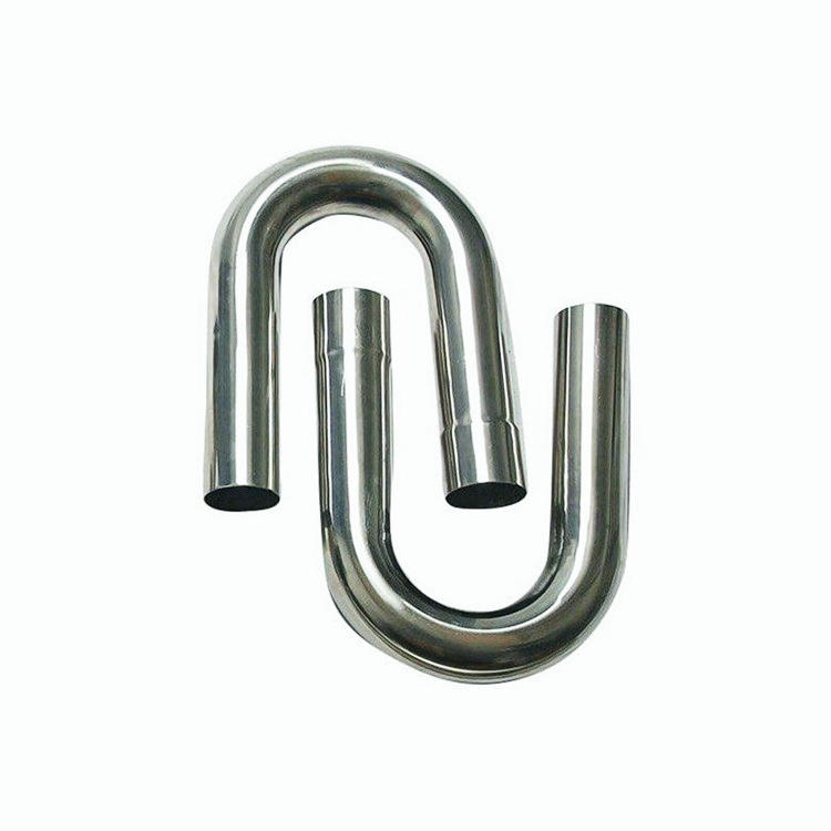2pc 3" U 180 Degree SS Stainless Steel Exhaust Mandrel Bend Pipe Tube Tubing