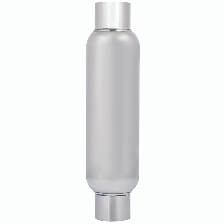 2.5" Performance Resonator, 2.5 inlet 16" Long Universal Muffler, Deep Tone