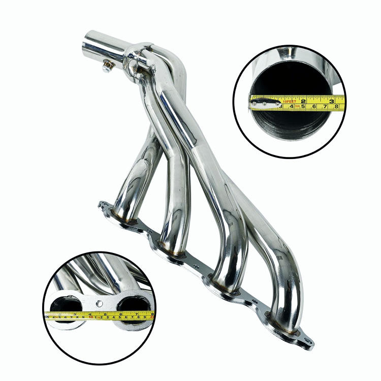 Fits Chevy GMC 14-17 5.3L 6.2L Long Tube Stainless Steel Headers w/ Y Pipe