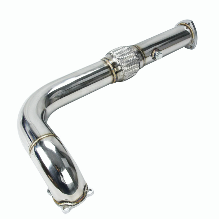 Ford Gt35/Gt35r Stainless Steel 3" Turbo Downpipe Down Pipe Exhaust t3 4-Bolt+Flex