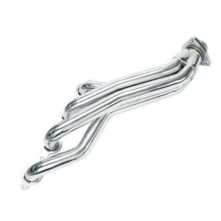For Chevy GMC 07-14 4.8L 5.3L 6.0L Long Tube Stainless Steel Headers w/ Y Pipe.