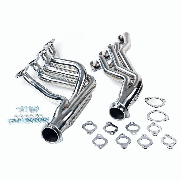 Headers, Full-Length, Steel, Painted for Chevy, GMC, SUV, Pickup, 396, 402, 427, 454, Pair