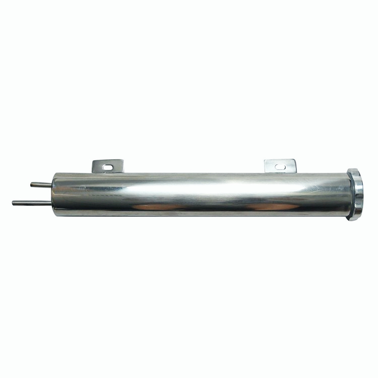 2" x 15" Polished Stainless Steel Radiator Overflow Tank Catch Can 24 OZ