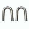 8PCS 2.25'' Mandrel Bend Exhaust Pipe DIY Kit Straight & Bend Pipe 304 Stainless