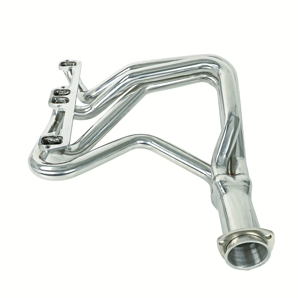 For 72-91 1972-1991 Dodge Pair 4-1 Long Tube Exhaust Header Manifold + Collector Header Exhaust
