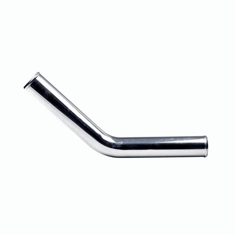 UNIVERSAL 8PC 2.25" ALUMINUM FMIC INTERCOOLER PIPING+SILICONE HOSE+CLAMP SILVER