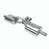 Stainless Steel Auto Exhaust Catback For Porsche 986 Boxster Base&S 2.5L 2.7L & 3.2L