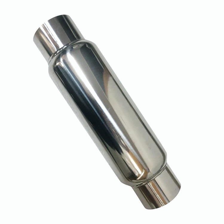 High Performance Muffler Exhaust 3" Inlet/Outlet 14" Long Fiberglass Resonator